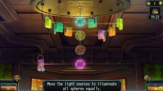 Move the light source to illuminate all spheres equally || New York Mysteries 2 -High Voltage Puzzle screenshot 3