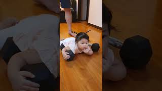 #아빠와딸#팔굽혀펴기#모방놀이#18개월딸#아빠따라하기