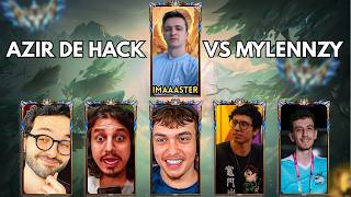 AZIR DE HACK VS 5 CHALLENGERS 🐤 | DESAFIO MYLENNZY