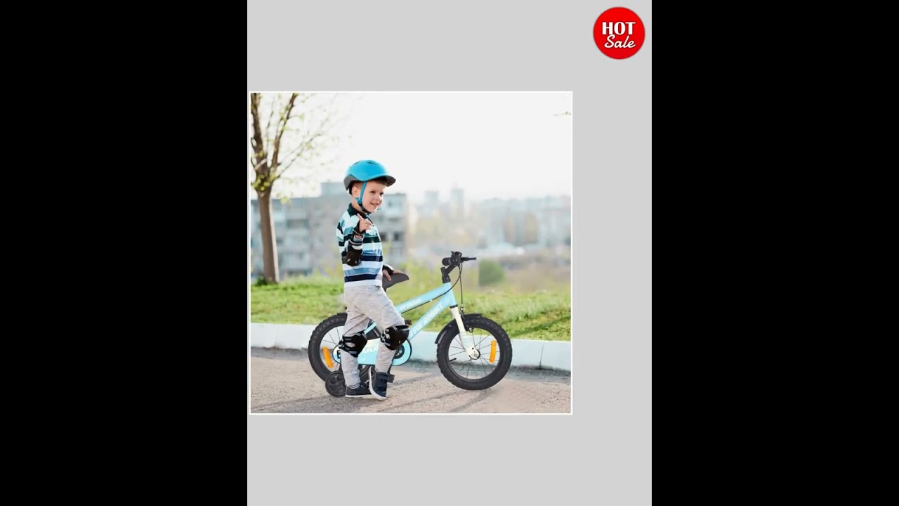 R for Rabbit Vroom Bicycle for Kids Cycle for 3 to 5 Years Boys & Girls 14T Inches | Training Whe...