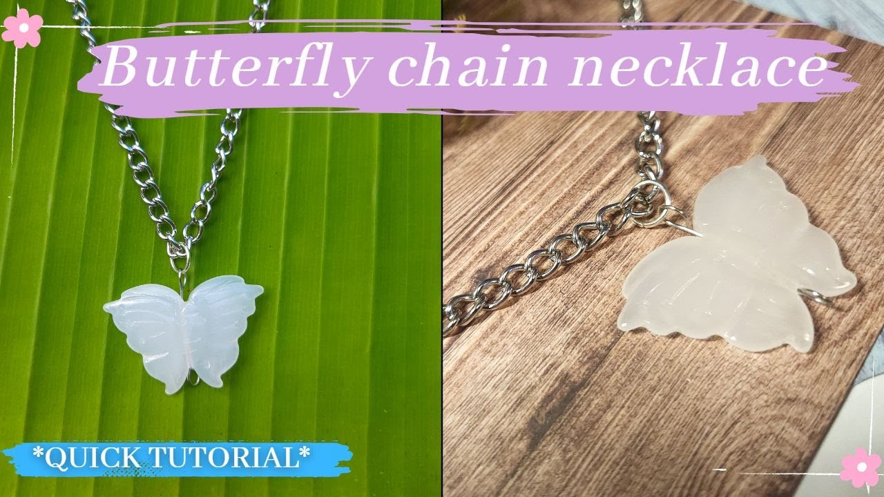 Creating a Stunning Butterfly Chain Necklace in Just 6 Minutes