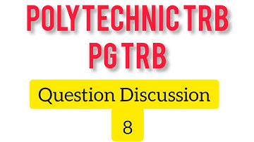 Question Discussion 8 | Structure and geometry of XeOF4 | TRB Polytechnic | PG TRB