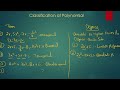 classification of polynomial #10th #ncert #boradexam #polynomial #Ch 2