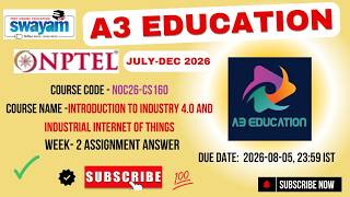 NPTEL Introduction to Industry 4.0 and Industrial Internet of Things Week 2 Assignment Answers