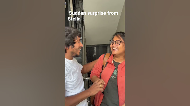 Sudden surprise from Stella #stellaraj777 #yadammaraju #yadammarajustella ￼