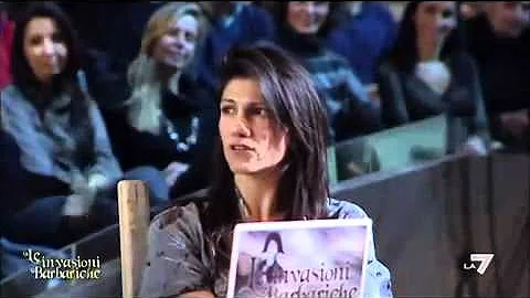 Morgan a "Le invasioni barbariche" canta e parla c...