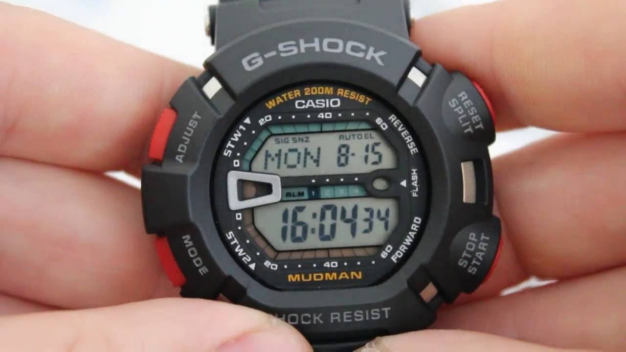 Casio G-shock Mudman Инструкция