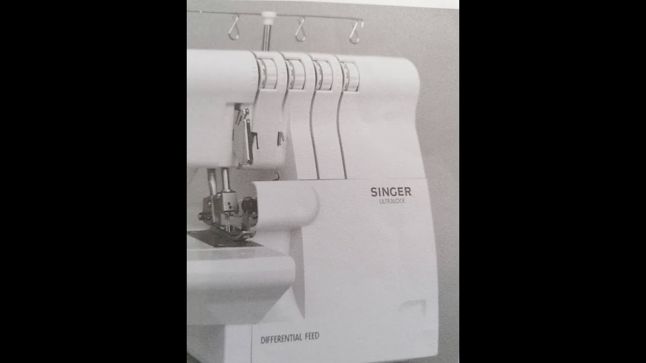 Enfiler une surjeteuse singer
