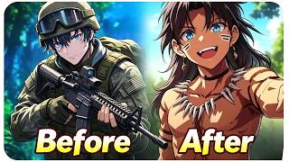 Special Forces King Transports to Primitive Society, Leading Tribe to Civilization#anime #manhwa