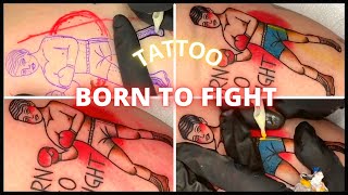 BORN TO FIGHT ♛ وُلِدَ للقِتال ♛ (TATTOO HD)