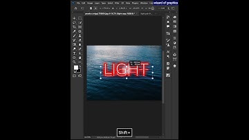 Lighting and Shadow Text Effect in Photoshop #shorts #photoshoptutorial #graphicdesign