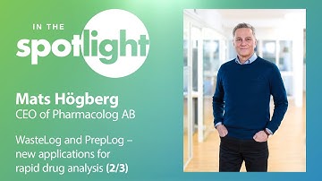 WasteLog and PrepLog – new applications for rapid drug analysis