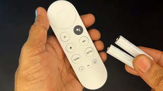 Chromecast 4K Remote - Replacing Batteries