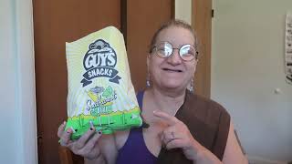 The Guys Snack Lime and Salt tortilla chips taste test and review