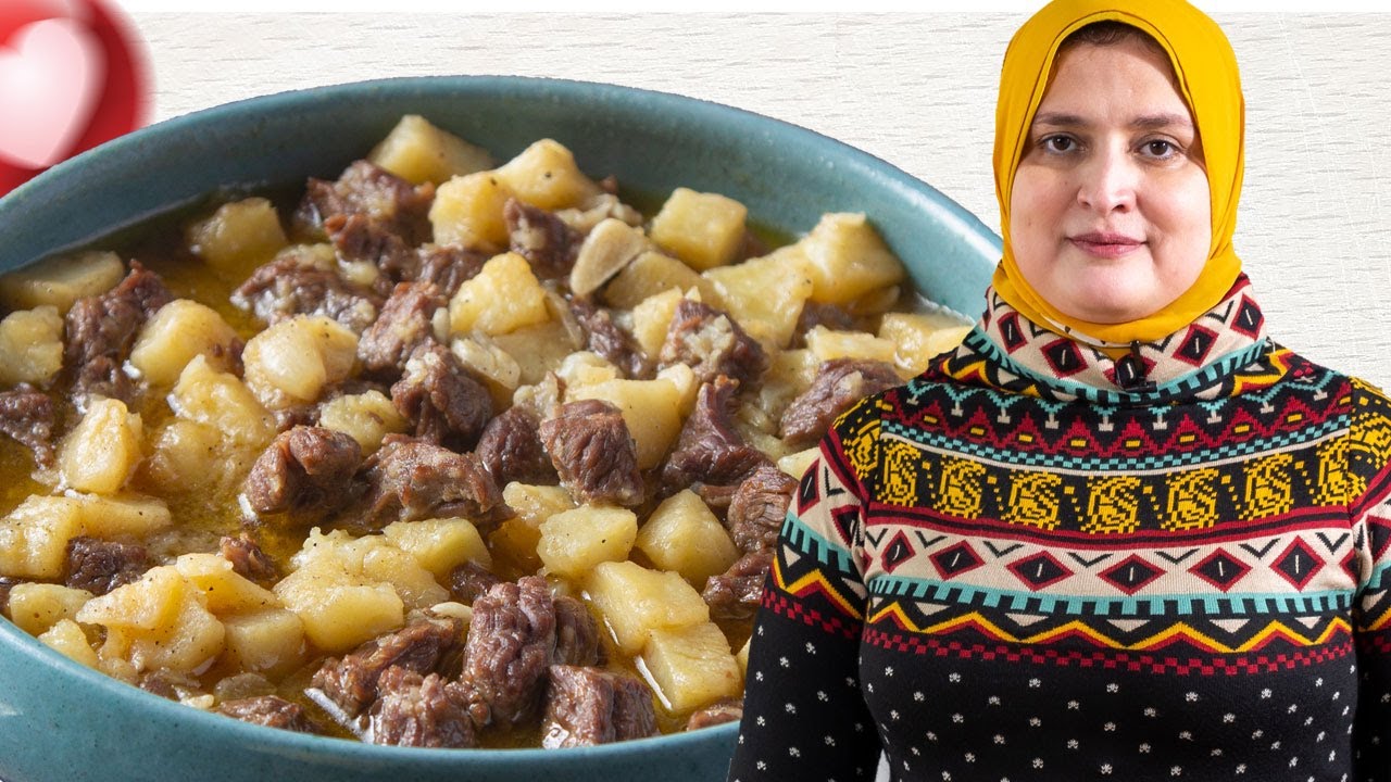 لحمة بصوص الثوم طصفة خفيفة و سلريعة جدا على طريقة ايمان عبدالعزيز