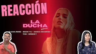 MEXICANOS REACCIONAN II Elena Rose, Maria Becerra, Greeicy - La Ducha Remix (con Becky G, TINI)