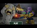 THANOS PLAYING PAPA PIZZA PIZZERIA(Scary Obby) with All Free Items #roblox