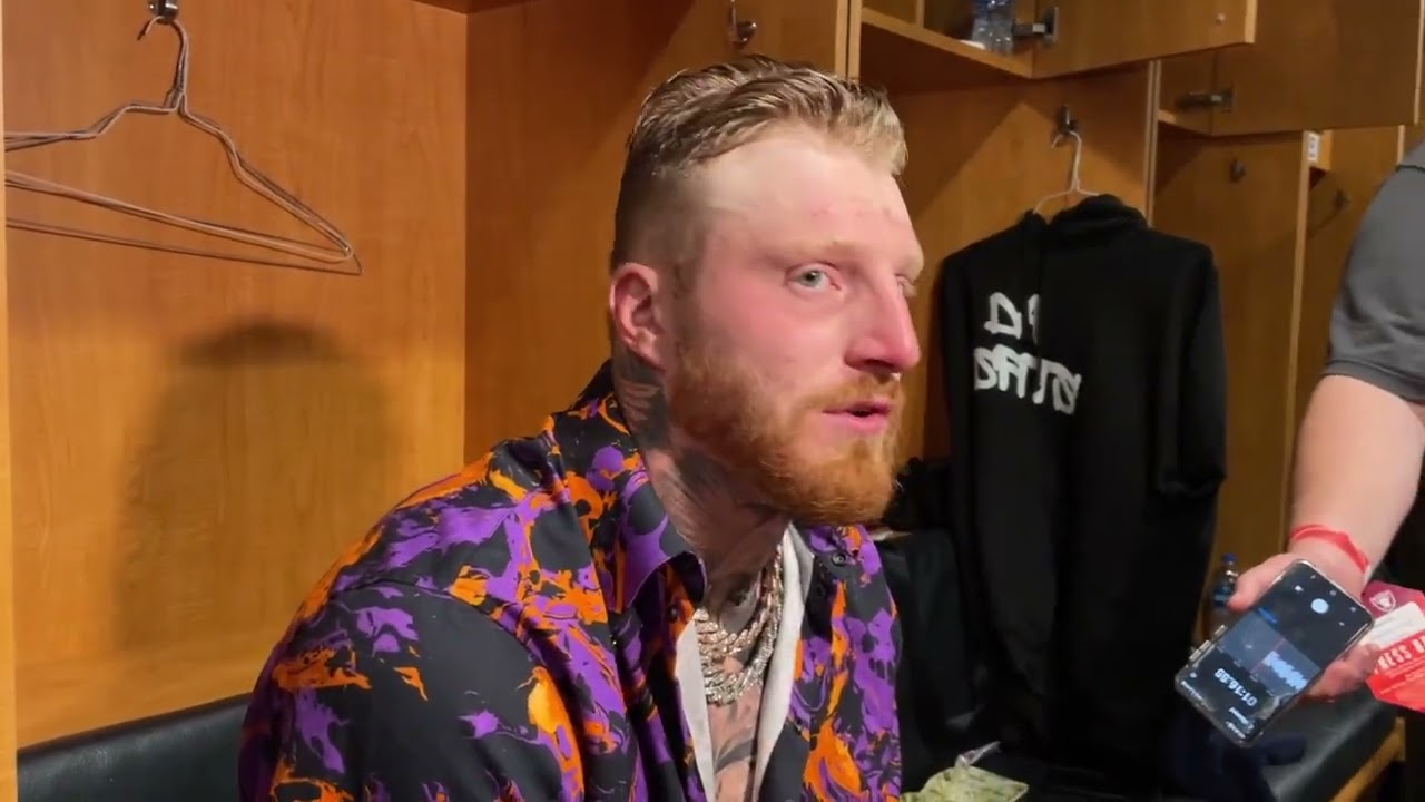 More Las Vegas Raiders Maxx Crosby Locker Room Post Lossto the  Miami Dolphins 