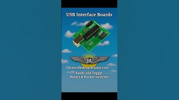 Desktop Aviator (DTA) Flight Sim Panels & USB Boards - #FlightSimPanel,  #pilot, #aviation