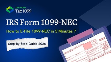 How to File 1099-NEC in 5 Minutes (Step-by-Step Guide for 2026)