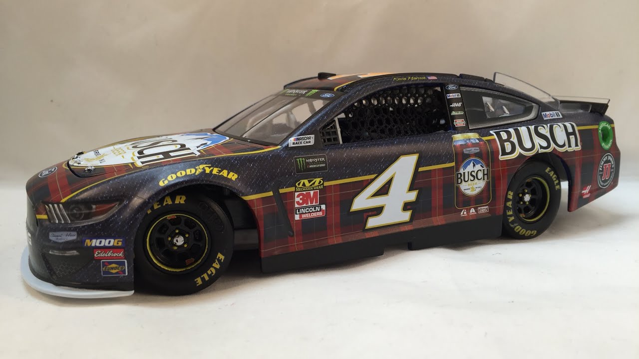 K Harvick Modellino Auto 1/24 HO Busch Light Beer Ford Mustang 23 | Die-Cast Da Collezione Con Livrea Busch Beer