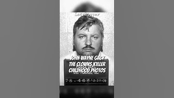 John Wayne Gacy the Clown 🤡 K1ller childhood Photos #shorts #johnwaynegacy #clownkiller #gacy