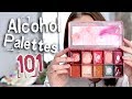 How to use Alcohol Palettes + spattering technique | Freakmo