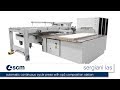 Scm Sergiani Las Automatic Continuous Cycle Press With Sp5 Composition Station Scm Sergiani Las Automatic Continuous Cycle Press With Sp5 Composition Station