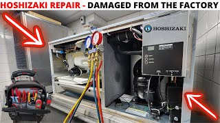 HVACR: I Repaired A Hoshizaki Ice Maker That Came Damaged From The Factory (Hoshizaki IM500SAB)