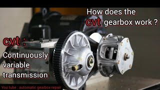 How does CVT gearbox work ?