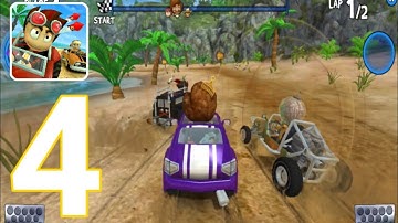 Beach Buggy Racing - Gameplay Walkthrough Part 4 (Coconut Cup)