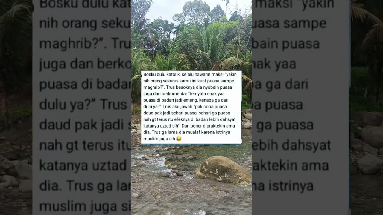 Muallaf Karena Puasa Nabi Daud...