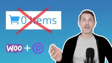 Hide the "0 Items" (Or The Cart Icon) When Empty In Divi & WooCommerce