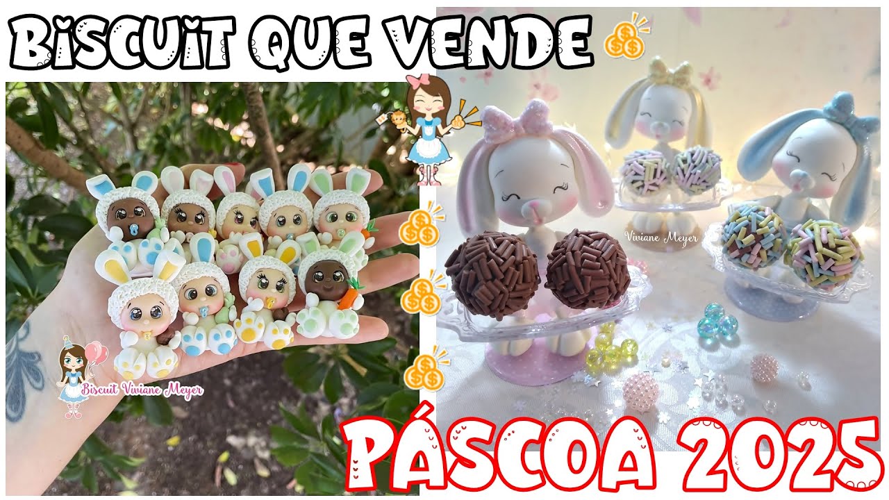 BISCUIT QUE VENDE MUITO NA PÁSCOA!! PEÇAS E PREÇOS PÁSCOA 2025