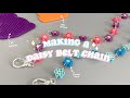 Aesthetic Daisy Belt Chain Diy | Perler Beads 🌼