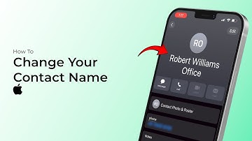 How to Change Your Contact Name on iPhone?