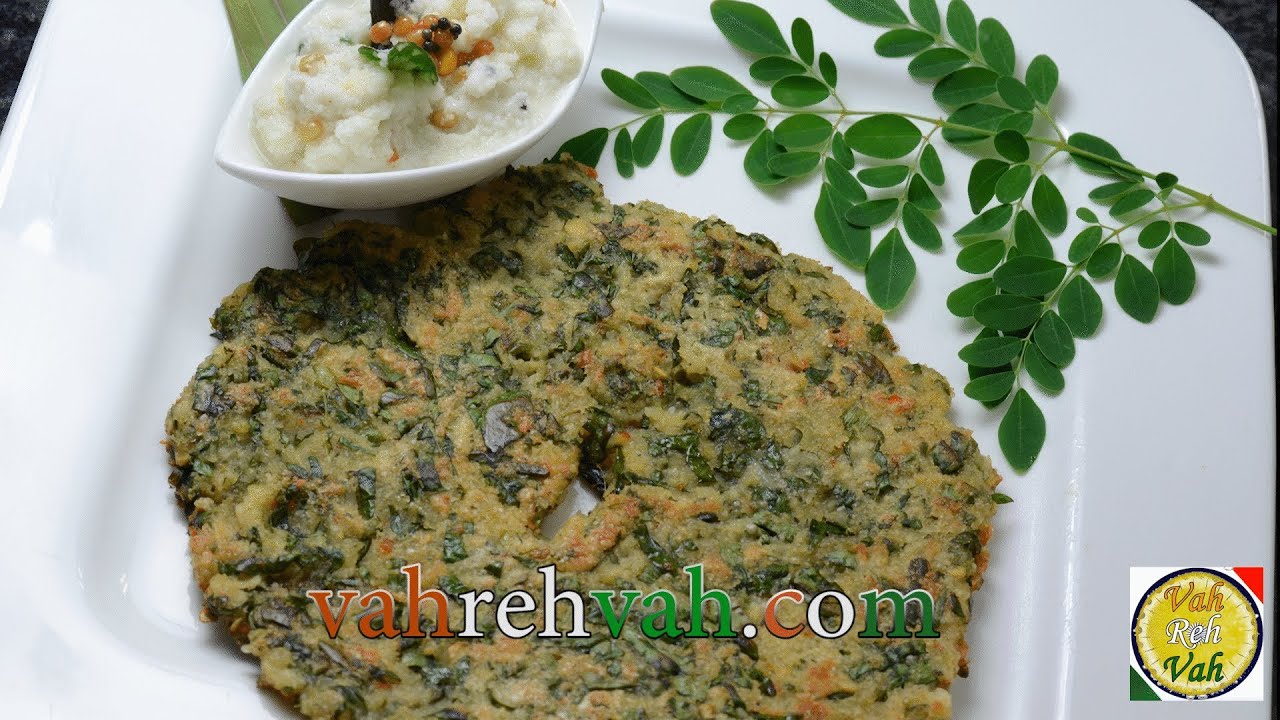 Drumstick Leaves Adai  - By VahChef @ VahRehVah.com | Vahchef - VahRehVah