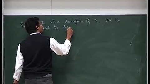 Dr. Mahesh Kakde | The main conjectures of Iwasawa theory IV