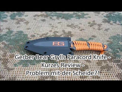 Video: Knives Gerber Bear Grylls: Gerät und Zweck