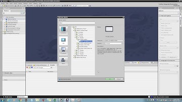 SIEMENS Simatic Manager S7-300 PLC to TIA Portal HMI 인터페이스