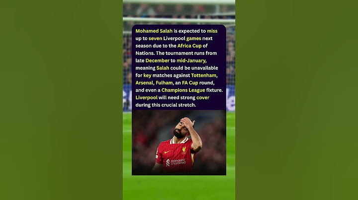 Salah Set to Miss Key Liverpool Matches