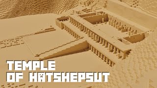 Temple Of Hatshepsut - Minecraft Recreation