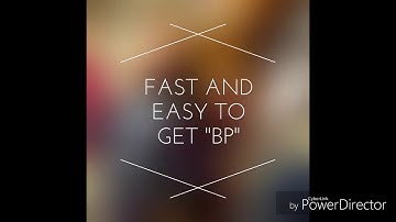 Easy /Fast to get "BP" In (.ML.)