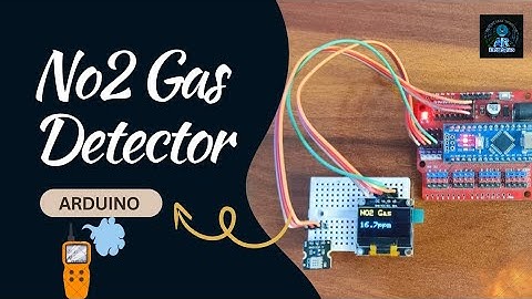 DIY NO₂ Gas Detector using Arduino Nano | Real-time Air Quality Monitoring with OLED Display