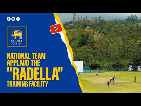 National team members applaud the "radella" training facility