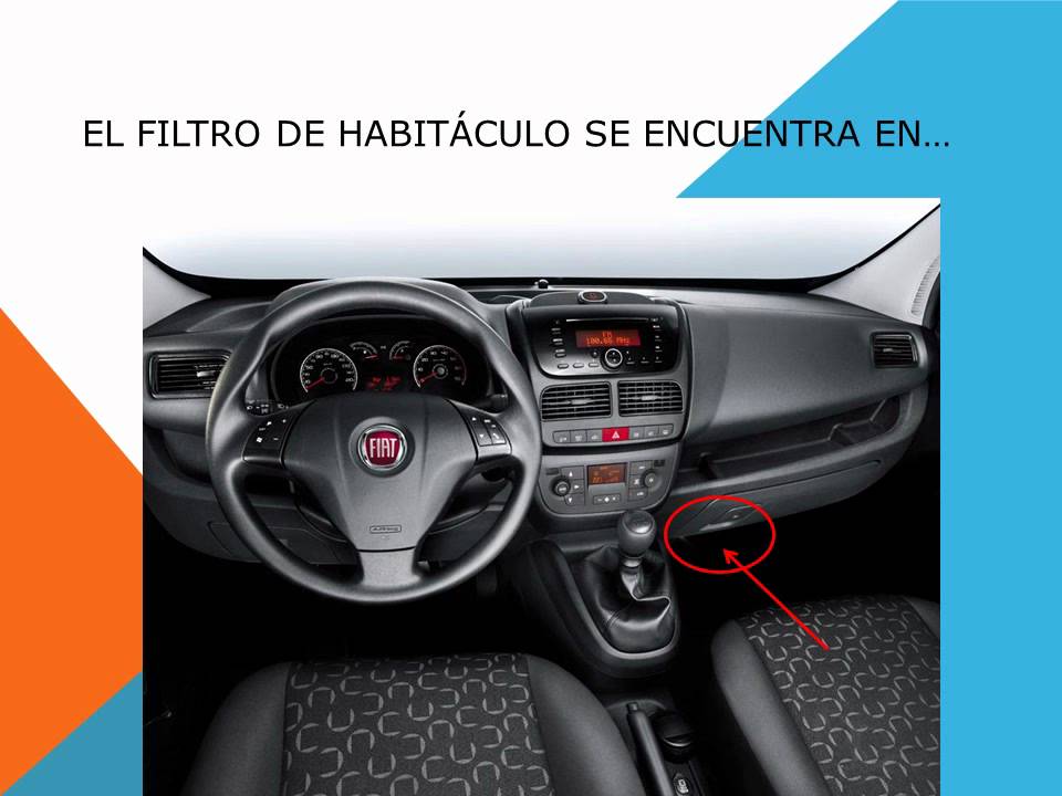 Cómo cambiar el filtro de polen / habitáculo Fiat 500?