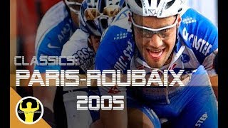 Classics: Paris Raubaix 2005 - Highlights - Tom Boonen, George Hincapie, Flecha & Lars Michaelsen