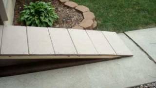 Spinal Injury recovery day 14 - Doggie Ramp