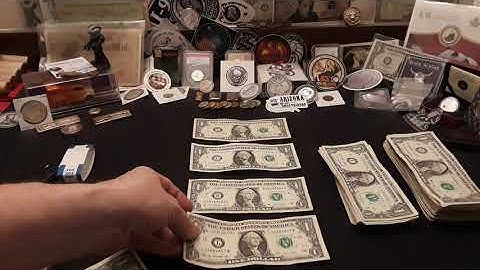 Currency Search $200 In $1 Dollar Bills! Looking 4 Star Notes, Fancy Serial Numbers,  & Error Notes!