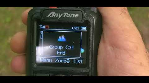 Anytone call end???